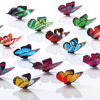 Realistic three dimensional cloth with butterfly, decorations, fridge magnet with accessories on wall, 6cm, 3D