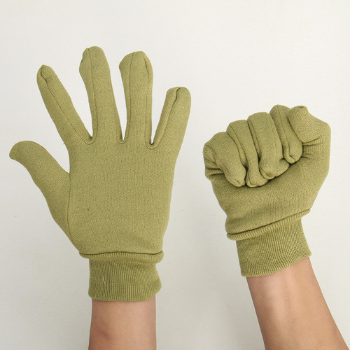 Old-fashioned fuzzy gloves, winter warm, thick insulated gloves, protective gloves, outdoor warm, lined with cotton, coal mine underground cotton gloves