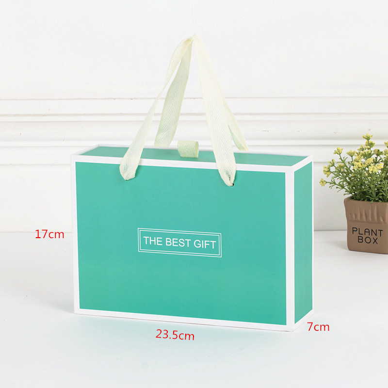 情人节抽屉式提手盒化妆品香水礼品盒秋季丝巾盒护肤品节庆日礼盒