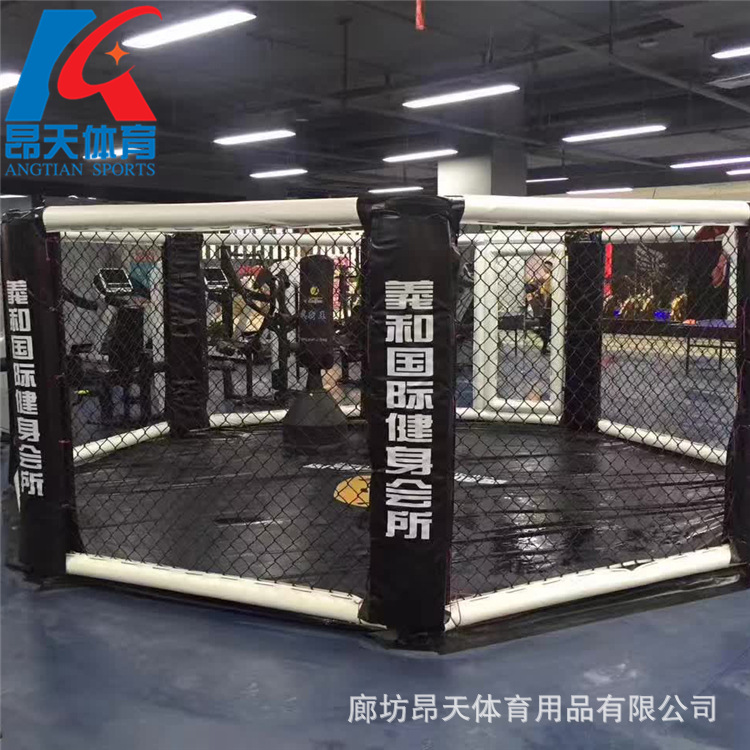 Jaula octogonal MMA lucha competencia entrenamiento hexagonal jaula de hierro jaula redonda lucha boxeo Sanda ring de boxeo