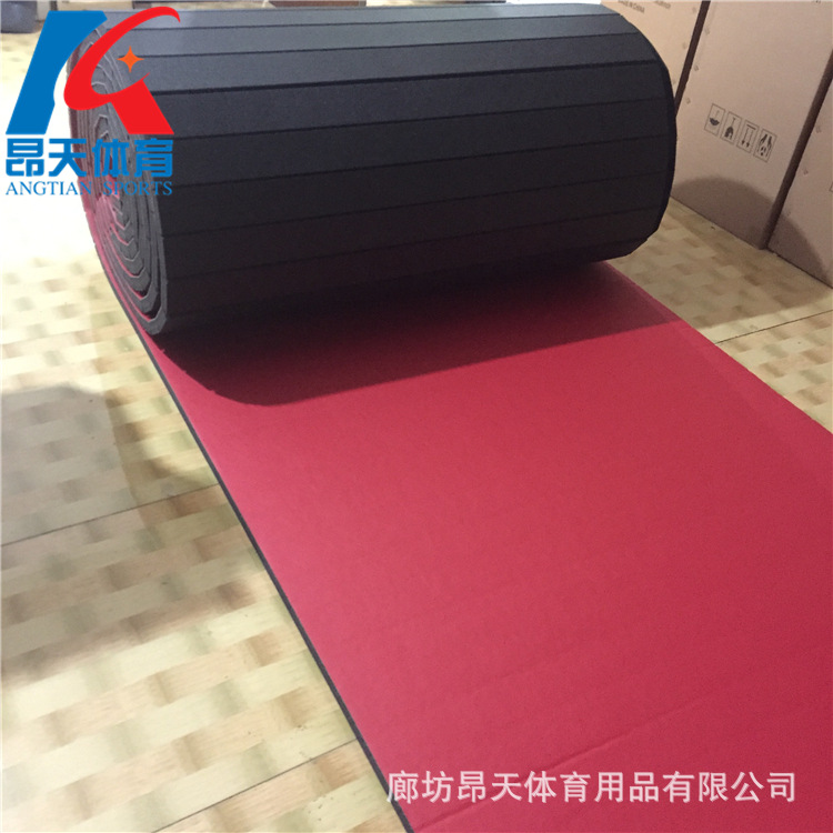 Factory wholesale processing judo roller curtain mat fighting fitness sports mat processing printed logo gymnastics mat