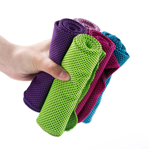 Cold-feeling sports towel quick-drying ice cooling towel for men and women running fitness portable wrist sweat towel cooling cooling towel