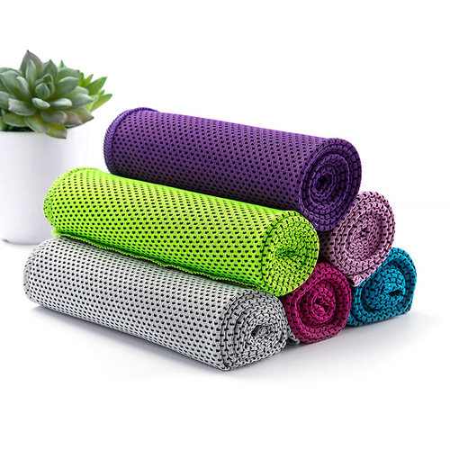 Cold-feeling sports towel quick-drying ice cooling towel for men and women running fitness portable wrist sweat towel cooling cooling towel