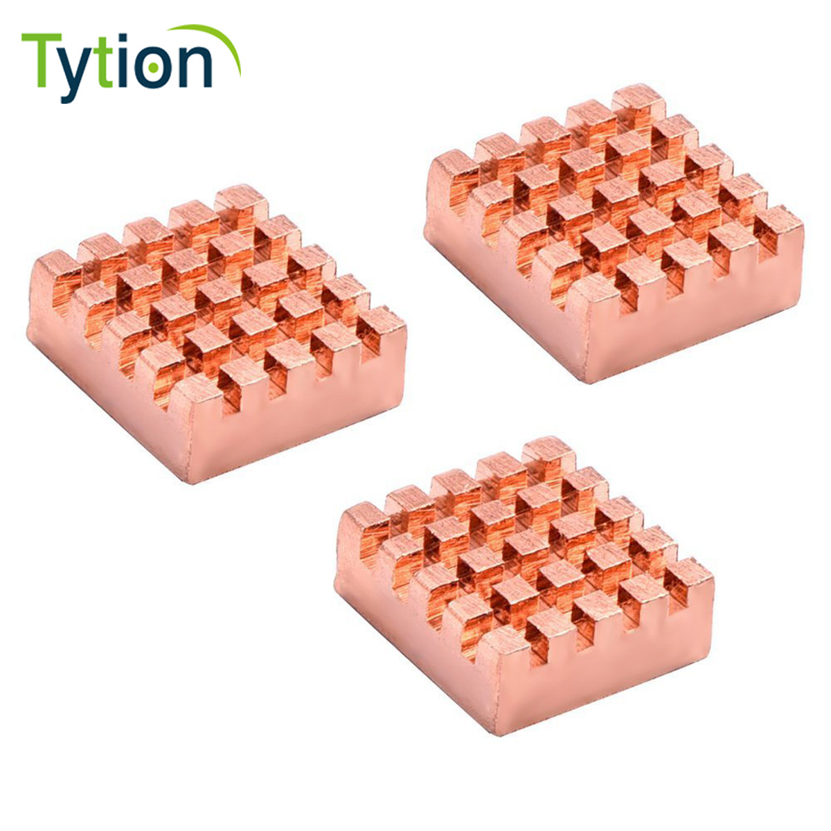 树莓派3/4B散热片超频显卡内存纯铜内存南北桥主板IC芯片带散热贴