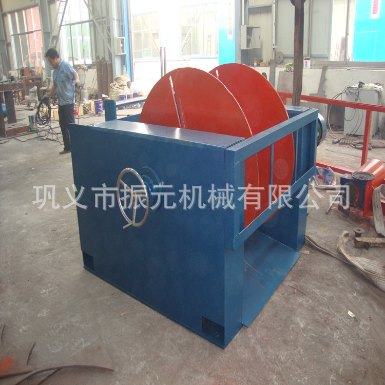 Zibo Fully Automatic 2-Ton Steel Bar Take-Up Machine, Horizontal I-Shaped Reel Take-Up Machine, Uniform Speed Take-Up, Neat Cable Arrangement