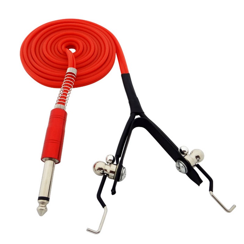 새로운 블랙 레드 실리콘 스틸 문신 후크 와이어 파워 후크 와이어 스테인레스 스틸 페달 도매