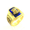 Stainless Steel Walton Tiger Head Champions Ring 1973 Titanium Steel Gold Precepts Cross -border e -commerce goods