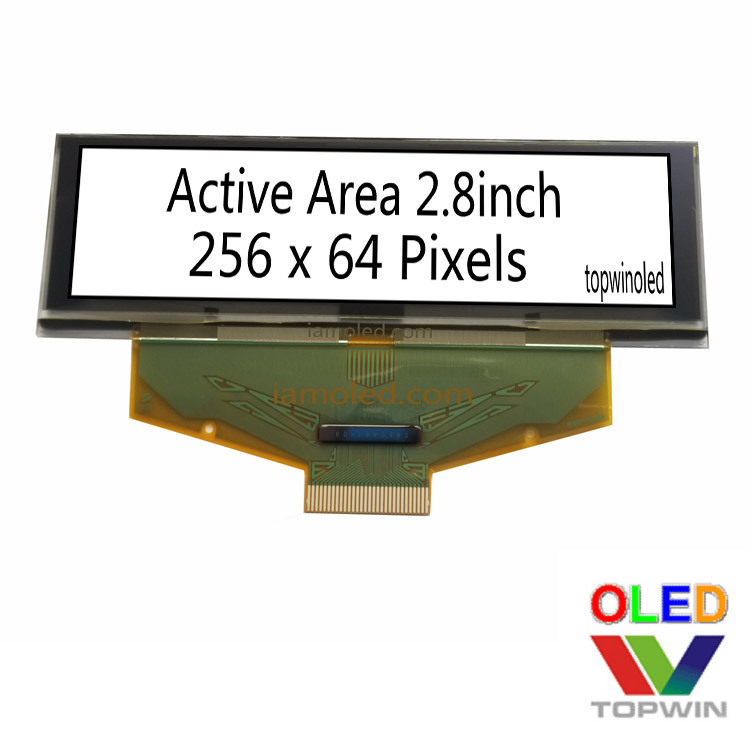 2.8寸白光2.8寸oled单屏5664ASWDF01带16阶灰度2.9英寸白色光厂家