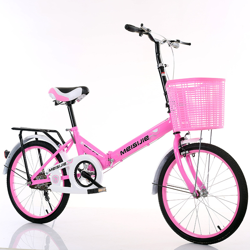 In-Stock Mini Children's Bicycles for Primary and Secondary School Students, Men's and Women's Style, 20inch Adult Folding Bicycles for Commuting, Lightweight