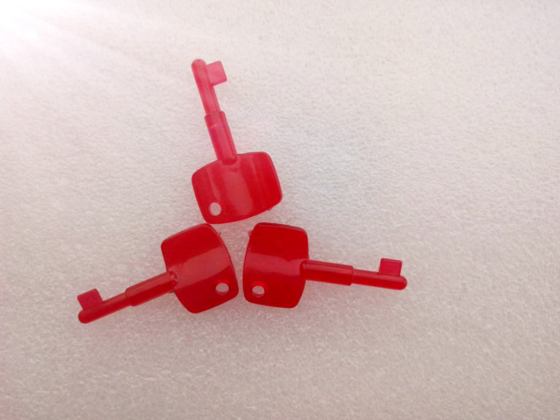 紧急按钮复位钥匙 手动报警按钮复位钥匙 SOS按钮复位塑胶钥匙