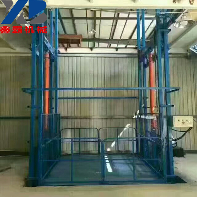 鑫霸厂家批发各类升降机配件 厂房货物提升机 导轨链条式货梯