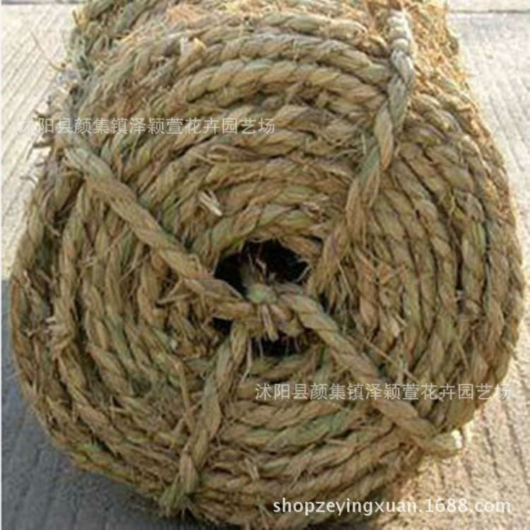 Фабрика оптом соломенная веревка зеленый круглый ствол соломенная веревка Привязка дерево теплая соломенная веревка