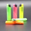 New product fluorescent transparency 518 Minghuo lighter manufacturers sell personalized fluorescent semi -transparent 518 model wholesale