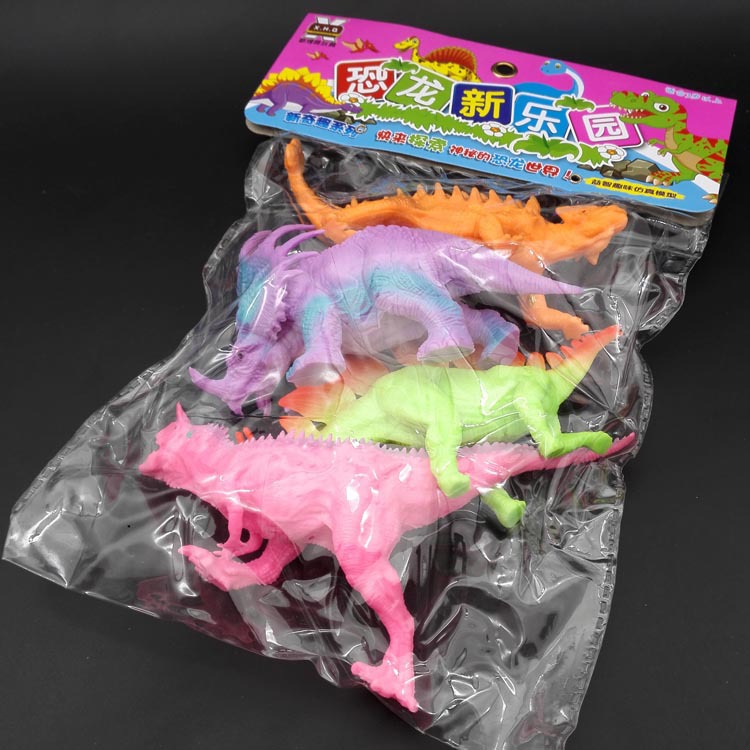 L6313 6732 bolsas dinosaurio modelo simulación rompecabezas de los niños traje diez yuanes tienda 9,9 puesto mercado noche