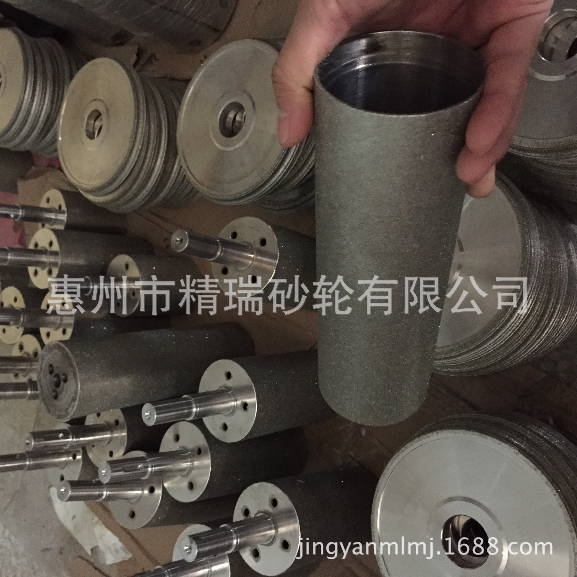 厂家供应喷码机配套金刚石轴轮拉标增加摩擦力金刚石砂轮