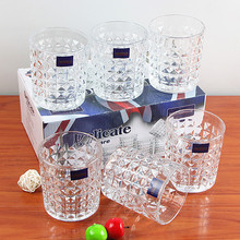 批发玻璃水杯套装钻石玻璃杯六件套广告促销创意礼品商务馈赠