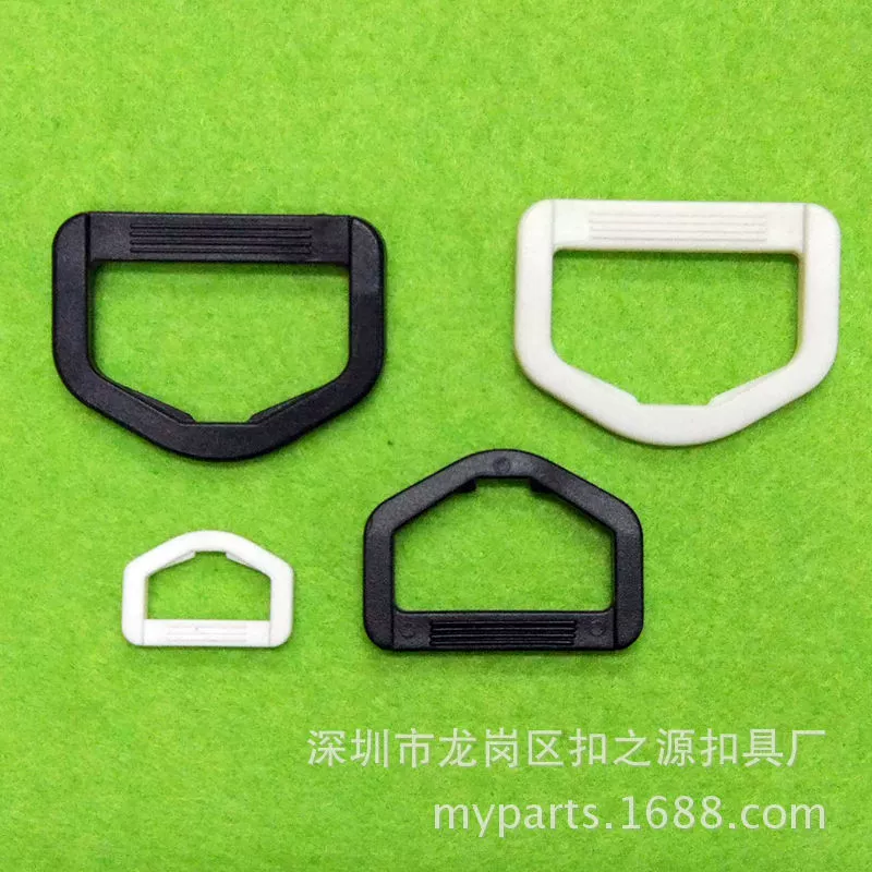 25 мм пластиковые квадратные D-образные полукольцевые пряжки могут быть сделаны в цвете POM