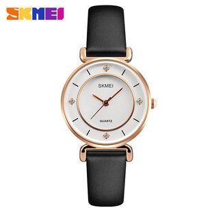 Fashionable swiss watch, women's watch, watch strap, quartz watches, for beloved, genuine leather, light luxury style
