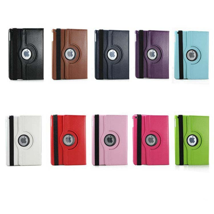 Aplicable ipad10a generación 360 funda de cuero giratoria mini65 patrón de lichi pro11 funda protectora 10.9 carcasa plana portátil