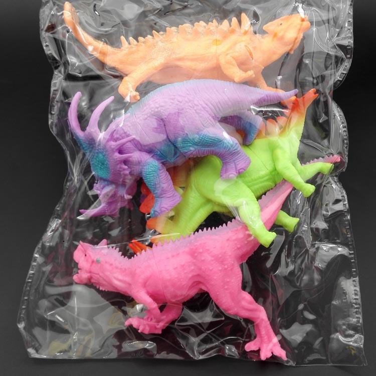 L6313 6732 bolsas dinosaurio modelo simulación rompecabezas de los niños traje diez yuanes tienda 9,9 puesto mercado noche
