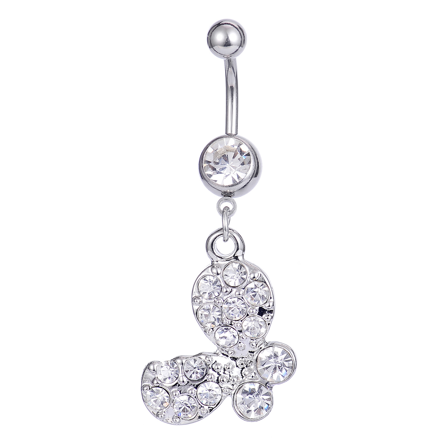 Physiological belly button piercing stainless steel, Amazon