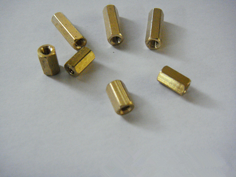 厂家供应各种规格，各种螺纹 六角铜柱