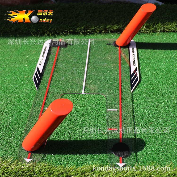 Golf nuevo entrenador espejo Swing entrenador irrompible espejo Golf putter espejo Golf Swing espejo