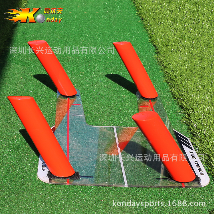 Golf nuevo entrenador espejo Swing entrenador irrompible espejo Golf putter espejo Golf Swing espejo