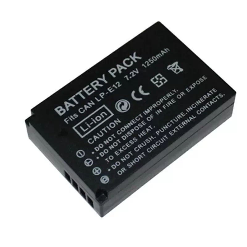 LP-E12相机电池适用于佳能EOS M50 M200 M100 100D SX70HS相机