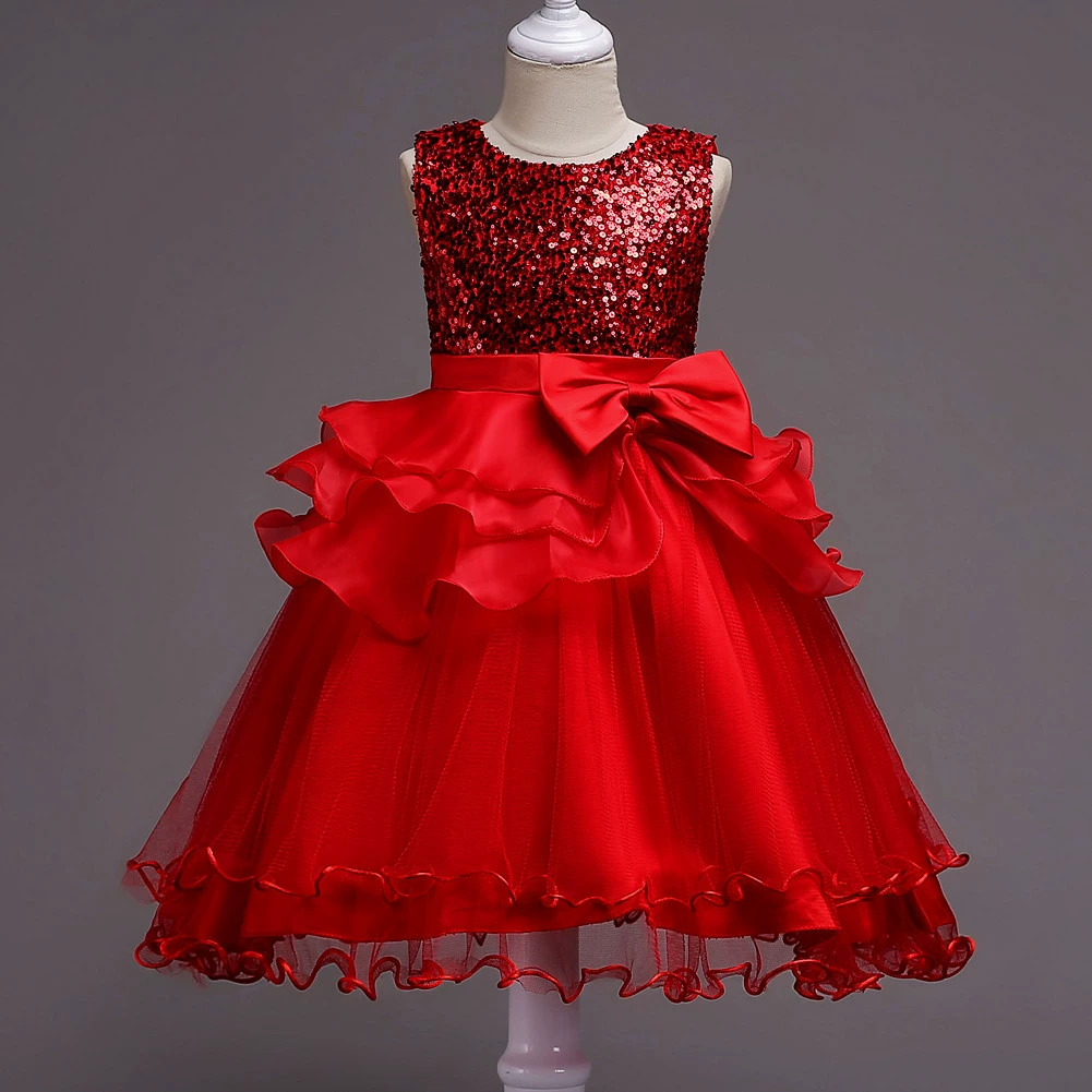 新安百慧 Evening dress for princess, girl's skirt, nail sequins, halloween, tulle
