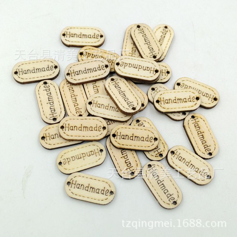 Artesanías hechas a mano de bricolaje, señalización ovalada, grabado láser, handmade