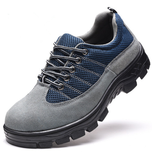 Labor protection shoes, anti-smash and anti-puncture, summer breathable, lightweight safety protective work shoes, wholesale construction site old safety shoes