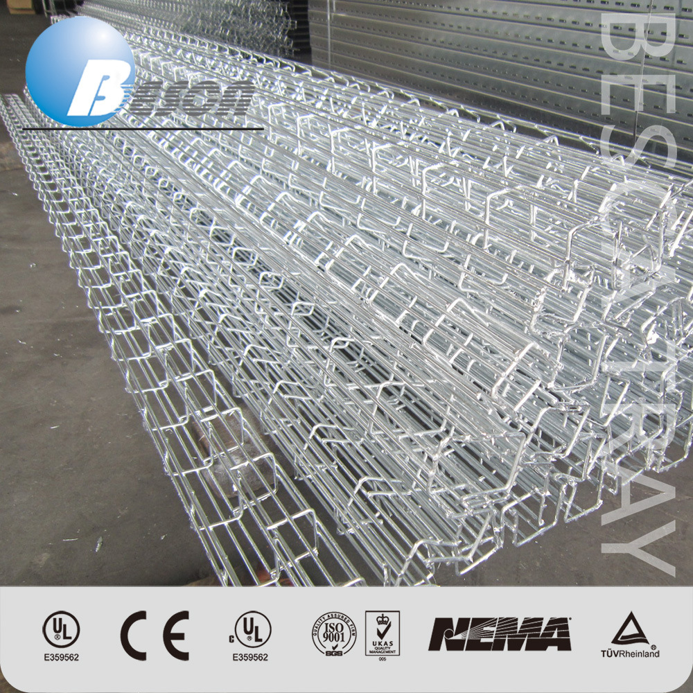 桥架 电镀锌网格桥架厂家供应400*50桥架 CE认证