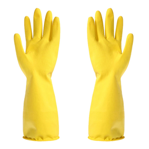 Latex rubber gloves