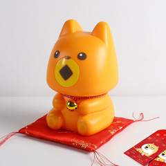 Gift Money Jar Plastic Lucky Dog Money Jar Crafts Piggy Bank Lucky Money Jar