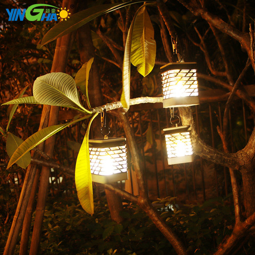  Amazon New Solar Candle Lamp Outdoor Garden Decor Lamp European Style Landscape LED Courtyard Lamp