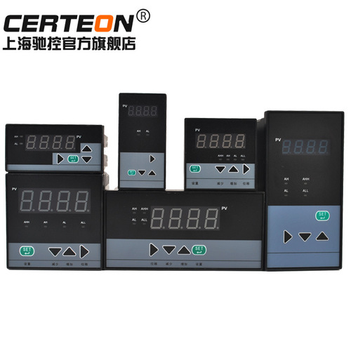 Single-loop control and measurement instrument, intelligent digital display with 4-20mA temperature PT100 pressure thermocouple control and 485 display