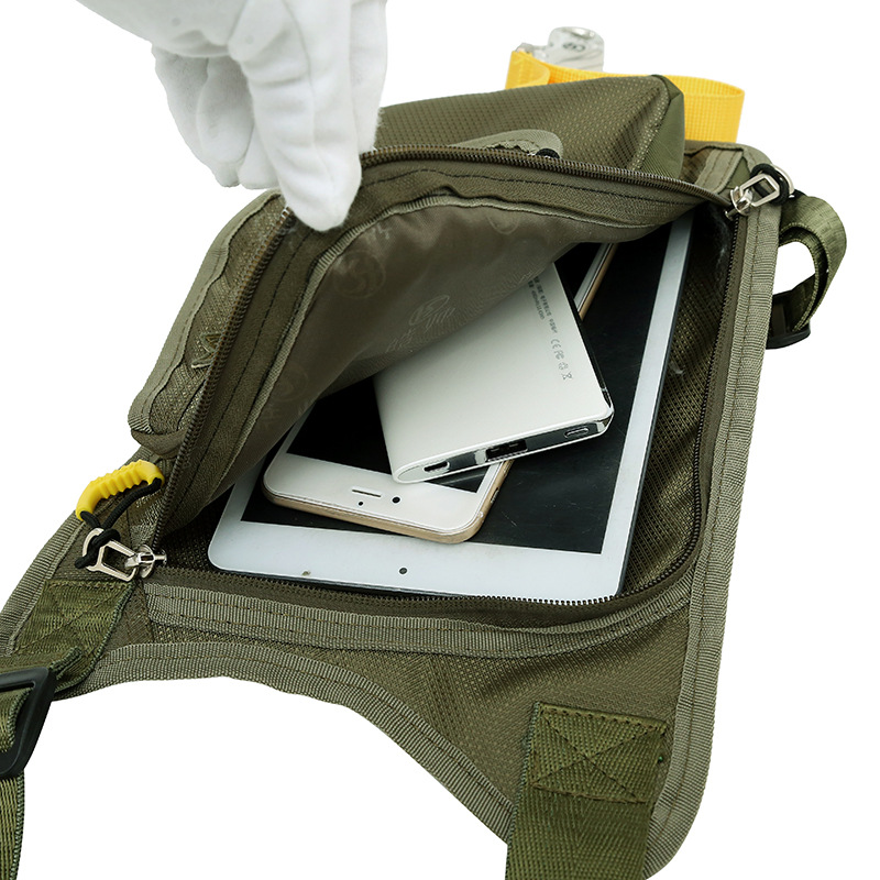 Nueva bolsa de pierna de equitación de Montañismo al aire libre multifuncional para hombres y mujeres bolsa de cintura deportiva bolsa de mensajero de hombro impermeable bolsa de pecho de moda