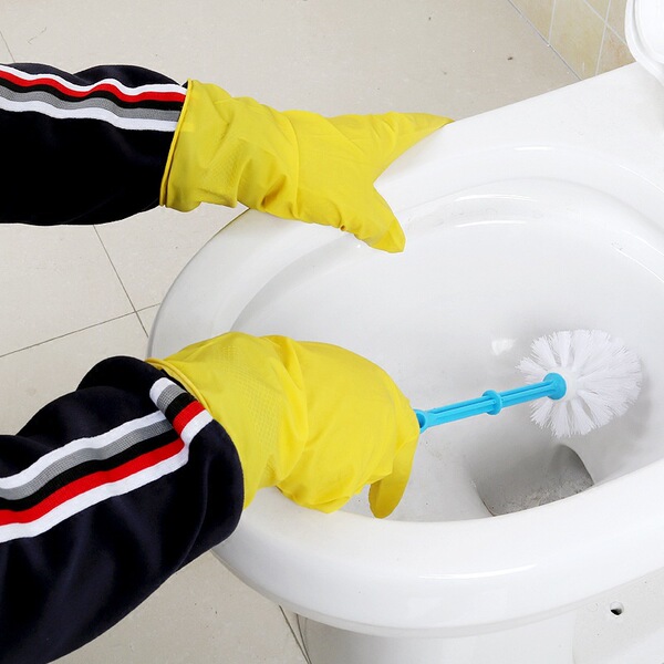 Latex rubber gloves