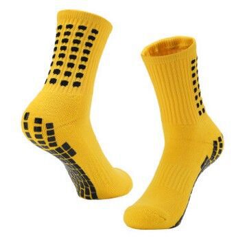 Competitive Towel Base Football Mid-Cylinder Basketball Socks Men's and Women's Long Cylinder Rubber Sole Socks Short Style Anti-Slip Sports Short Socks