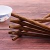 Wooden chopsticks sandalwood from natural wood, handmade, 10pcs