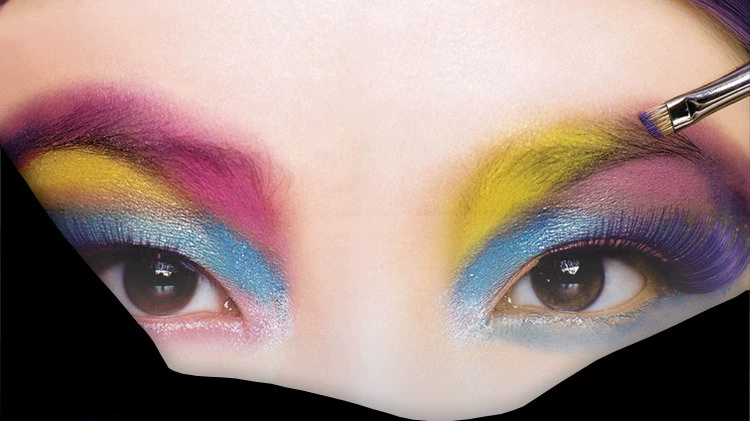 Eye shadow, makeup primer, cosmetics, 6 colors, 4 gram