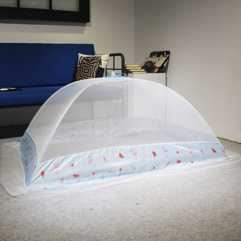 Мультяшная большая детская установка-Бесплатная зашифрованная противомоскитная сетка, чехол для зонта, бездонная москитная сетка с защитой от комаров, образец ткани, консультация
