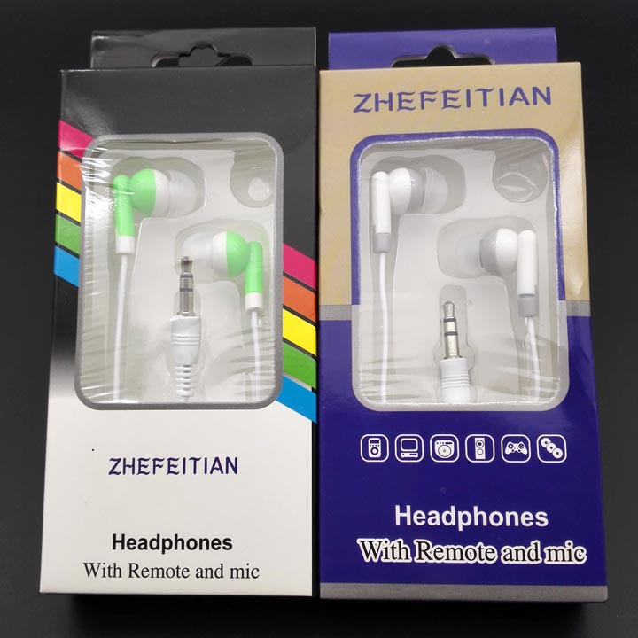 A3721 caja auricular universal cable de auriculares tapones para los oídos Yiwu 2 yuanes tienda puesto mercado nocturno suministro al por mayor distribución