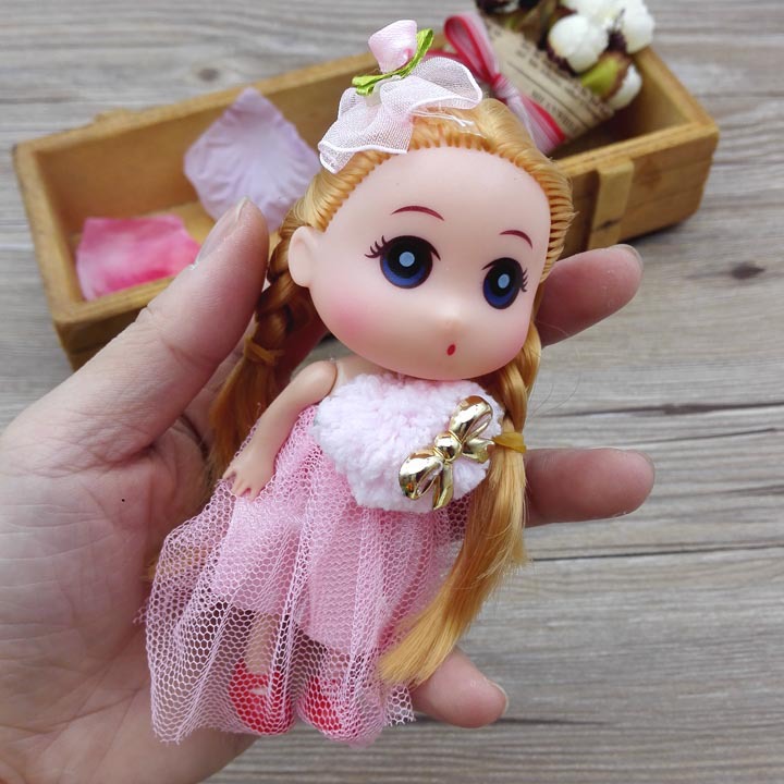 A3434 princesa tocado flor muñeca colgante llavero colgante bolsa adornos Yiwu dos yuanes tienda de suministro al por mayor image 6