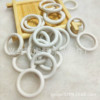 White accessory, plastic acrylic ring