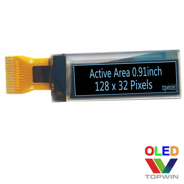 0.91-дюймовый синий свет 0.9-дюйм OLED LCD экран 0.9-дюйм 14P сварка IIC синий 2834klbeg02