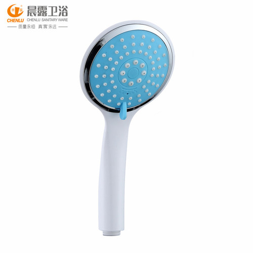 Foreign trade handheld shower faucet manufacturer household shower head three-function adjustable rain hand spray 8079