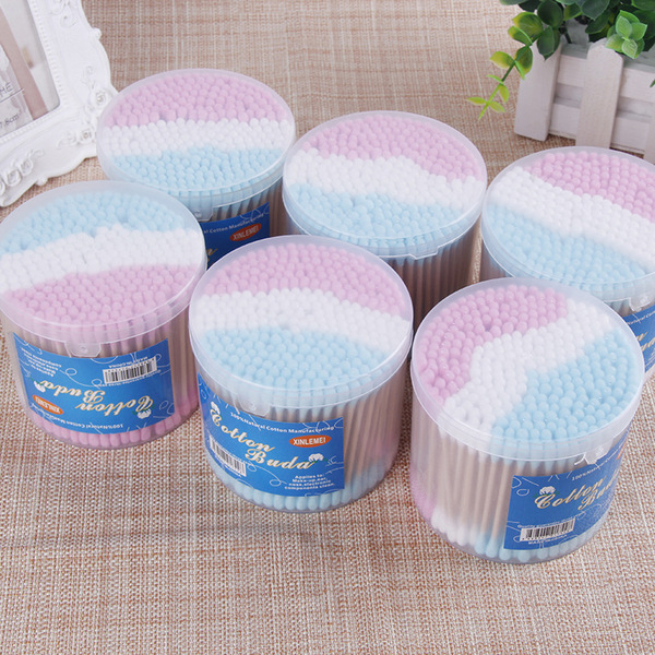 Disposable cotton swabs