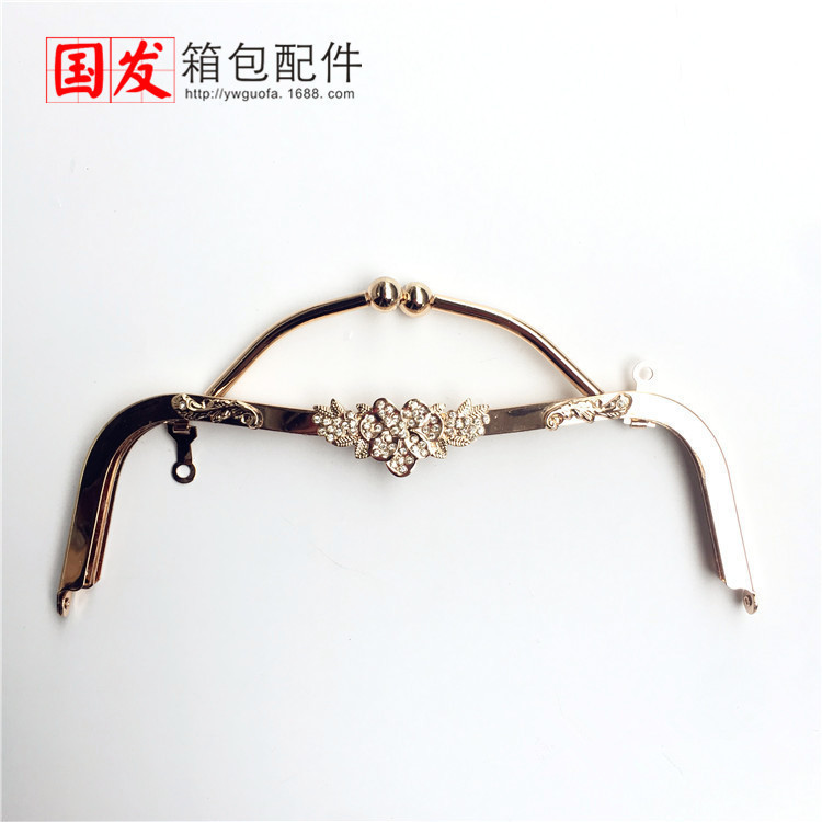 24cm brazalete de cintura cóncava oro ligero portátil con agujeros de tornillo flores de oro ligero de alta calidad